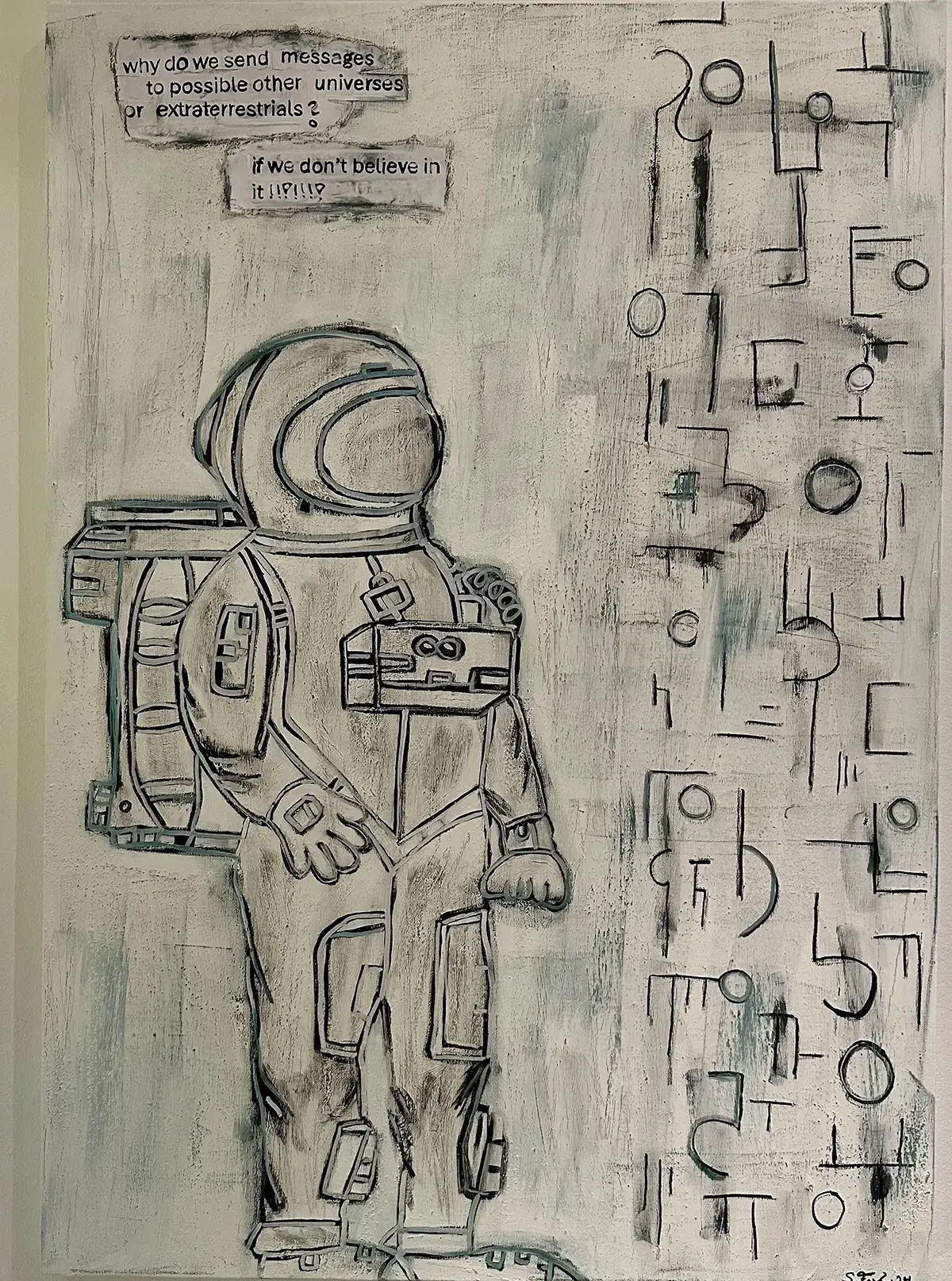 Suzy Forel, Mixed-Media-Collage Nr. 74